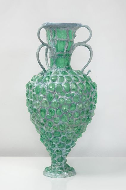 Shari Mendelson, ‘Green Vessel with 3 Double Handles’, 2016, Jason Jacques Gallery