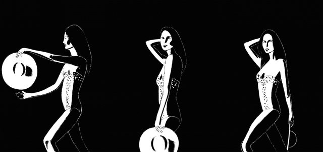 Alex Katz, ‘Ariel Black and White’, 2016, Frank Fluegel Gallery