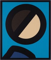 Julian Opie - Paper Head 7, from Paper Heads