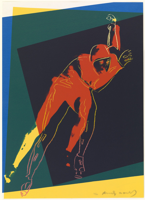 Andy Warhol, ‘Speed Skater’, 1983, Print, Screenprint, Nikola Rukaj Gallery