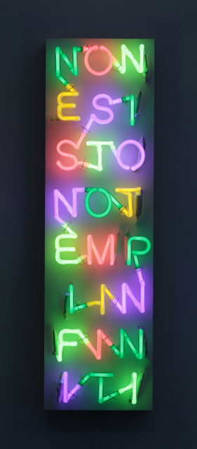 Albert Hien, ‘NONESISTONOTEMPIINFINITI’, 2013, Walter Storms Galerie