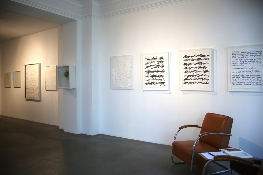 Installation view, Simulacra - Editions by Günther Uecker, Engelage & Lieder, 2017 Installation view, Simulacra - Editions by Günther Uecker, Engelage & Lieder, 2017