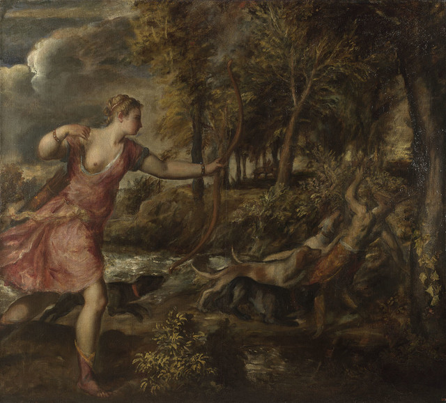 Titian, ‘The Death of Actaeon’, 1559-1575, The National Gallery, London