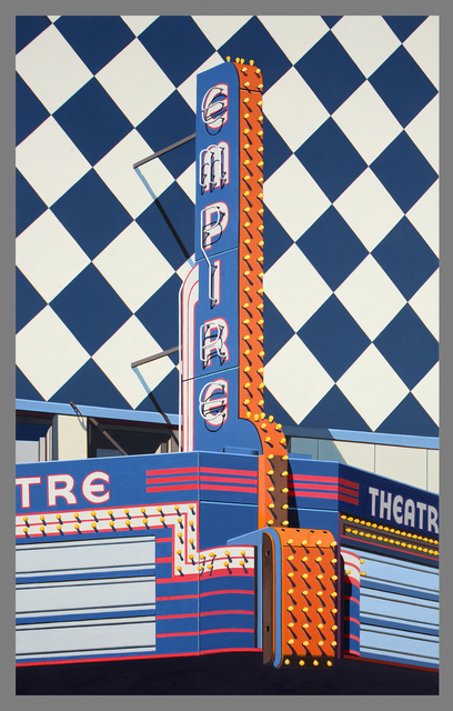 Robert Cottingham, ‘Empire (Cincinnati)’, 2013, Painting, Oil on canvas, Jonathan Novak Contemporary Art