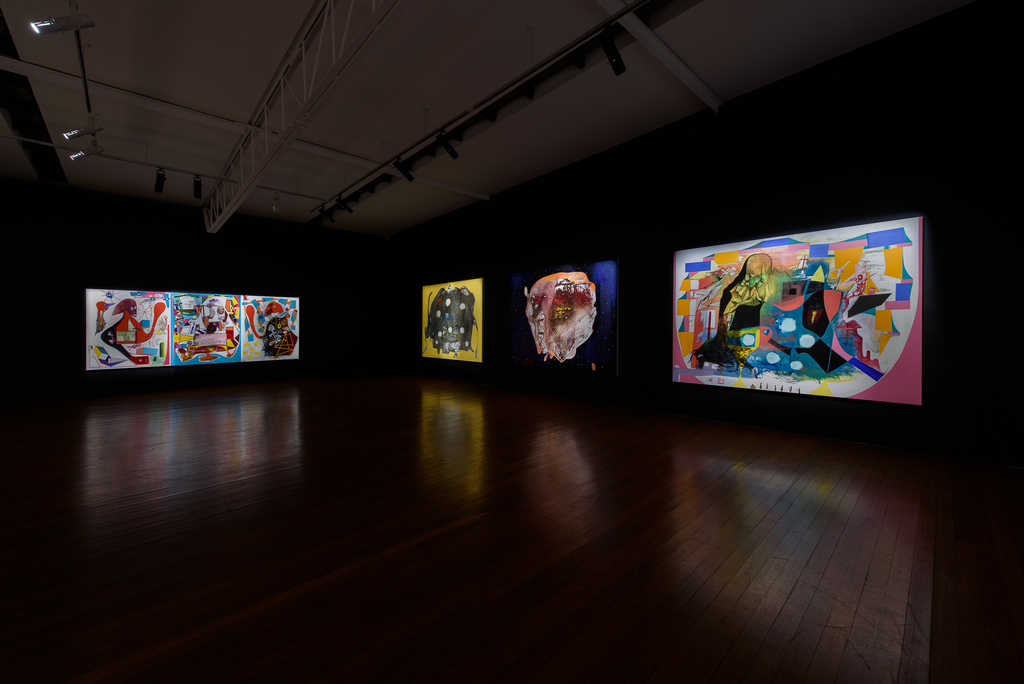 Exhibition view, Gareth Sansom, It’s Now or Never, Roslyn Oxley9 Gallery (9 - 31 August 2019). Photo: Luis Power Exhibition view, Gareth Sansom, It’s Now or Never, Roslyn Oxley9 Gallery (9 - 31 August 2019). Photo: Luis Power