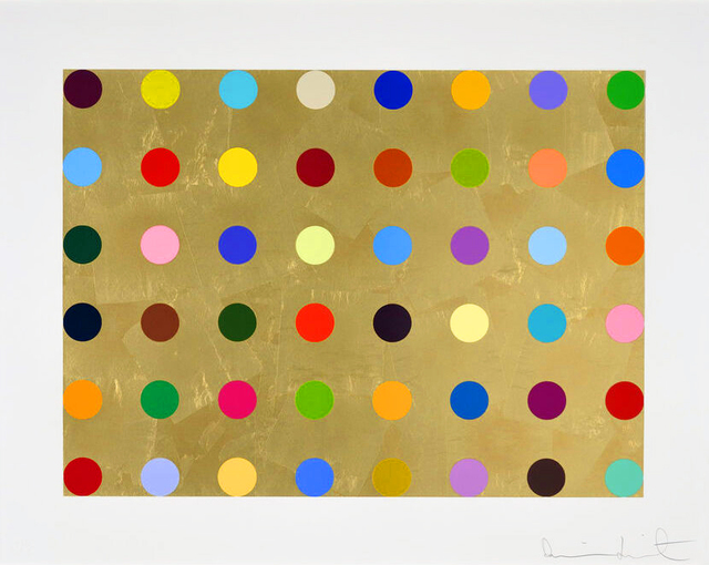 Damien Hirst, ‘Gold Thioglucose’, 2008, Print, Silkscreen print with gold leaf, Almine Rech