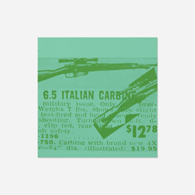 Andy Warhol, ‘Untitled (One Work from Flash - November 22, 1963 Portfolio)’, 1968, Rago/Wright