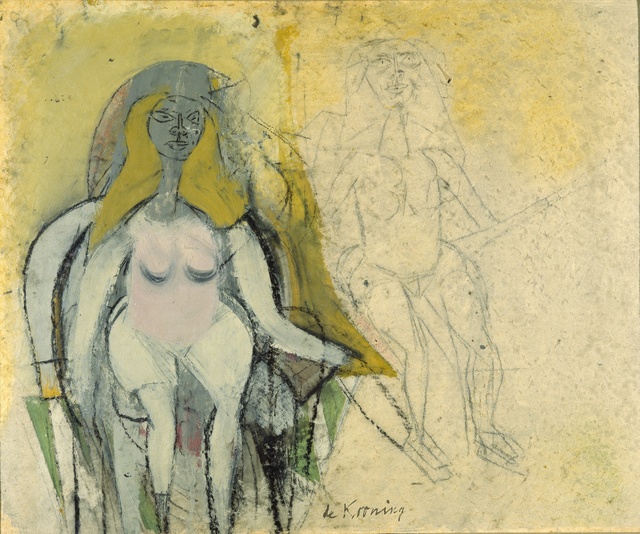 Willem de Kooning Seated Woman (1950) Artsy