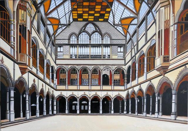 Bert Hermans, ‘Exchange building Antwerp’, 2019, Painting, Oil on Canvas, the gallery STEINER