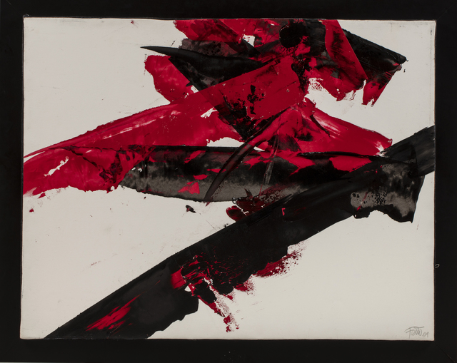 Luis Feito, ‘Untilted’, 2009, Painting, Acrylic on paper stuck on canvas, Millon