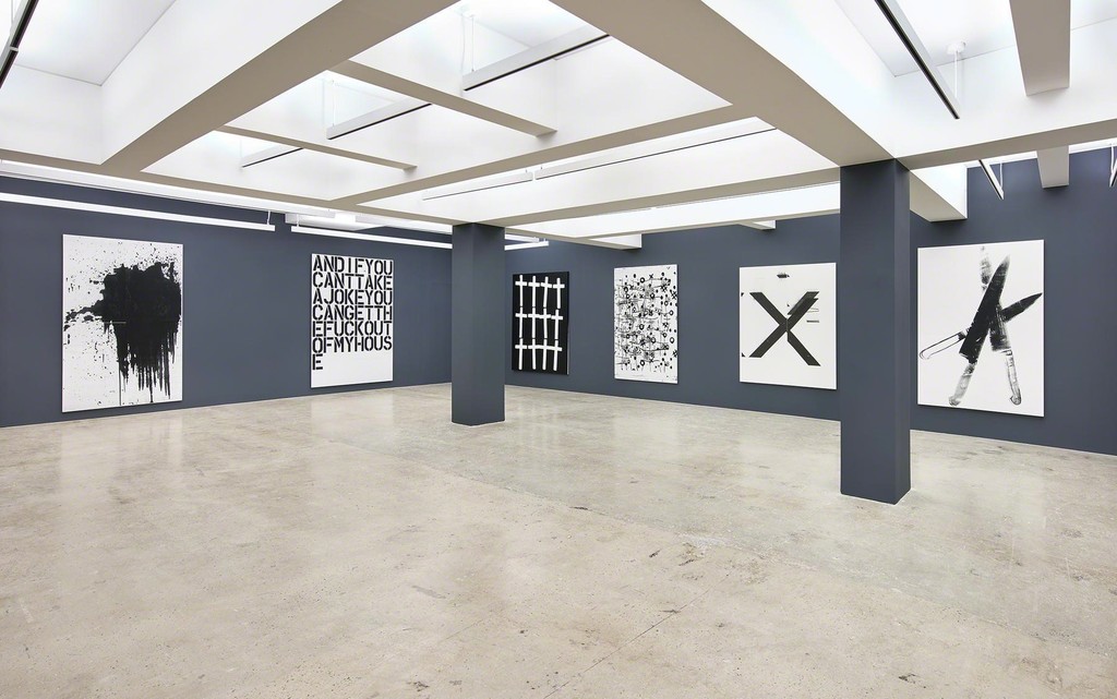 WARHOL, WOOL, GUYTON at Nahmad Contemporary. Photographs by Tom Powel Imaging. Andy Warhol Artworks © 2016 The Andy Warhol Foundation for the Visual Arts, Inc. / Artists Rights Society (ARS), New York. © Christopher Wool; Courtesy of the artist and Luhring Augustine, New York. © Wade Guyton; Courtesy of the artist and Petzel Gallery, New York. WARHOL, WOOL, GUYTON at Nahmad Contemporary. Photographs by Tom Powel Imaging. Andy Warhol Artworks © 2016 The Andy Warhol Foundation for the Visual Arts, Inc. / Artists Rights Society (ARS), New York. © Christopher Wool; Courtesy of the artist and Luhring Augustine, New York. © Wade Guyton; Courtesy of the artist and Petzel Gallery, New York.
