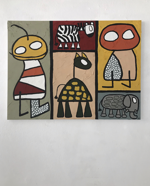 Conrad Collective, ‘Stomping Grounds’, 2019, Painting, Acrylic on canvas, Superposition