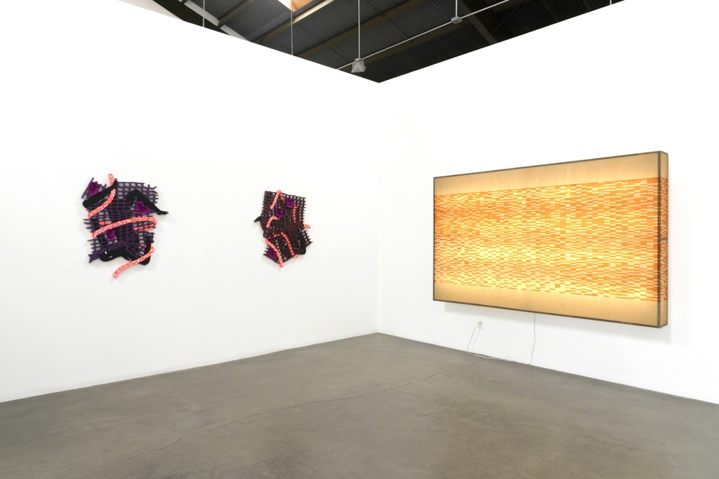 Installation View: "Konstructs," 2016, Richard Heller Gallery, Santa Monica, CA. Pictured: Works by Mark Whalen and John Wigmore. Installation View: "Konstructs," 2016, Richard Heller Gallery, Santa Monica, CA. Pictured: Works by Mark Whalen and John Wigmore.