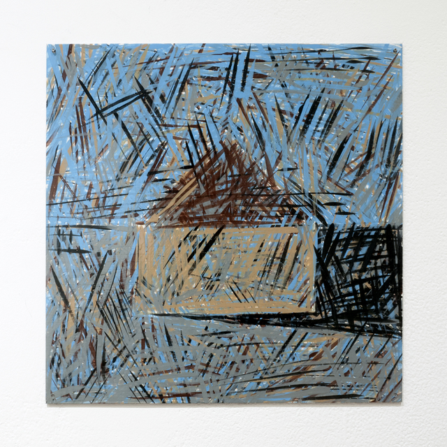 Jennifer Losch Bartlett, ‘Untitled ’, ca. 1980, Painting, Oil on metal, Brooke Alexander, Inc.