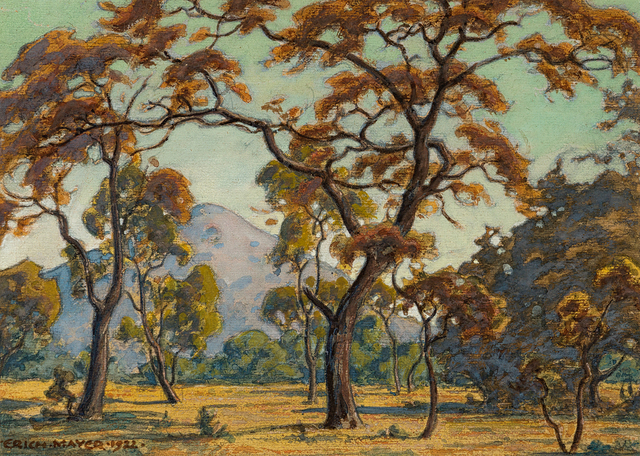 Erich Mayer, ‘Landscape with Trees’, 1922, Strauss & Co