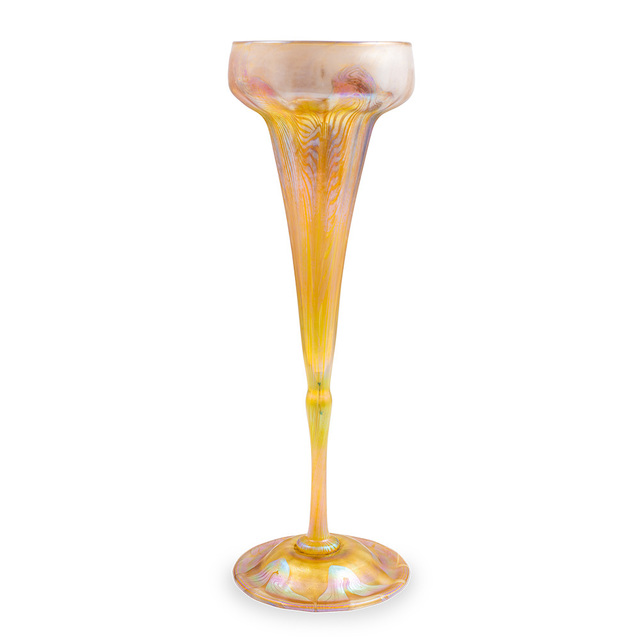 Louis Comfort Tiffany Rare Floriform Vase Louis Comfort Tiffany