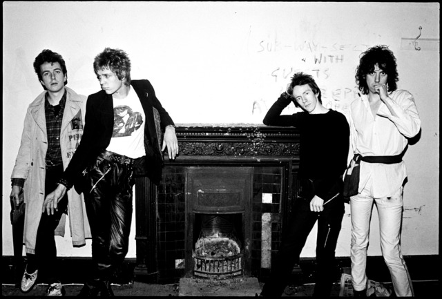 Sheila Rock, ‘The Clash, Camden Rehearsal Studio, London’, ca. 1978, ElliottHalls