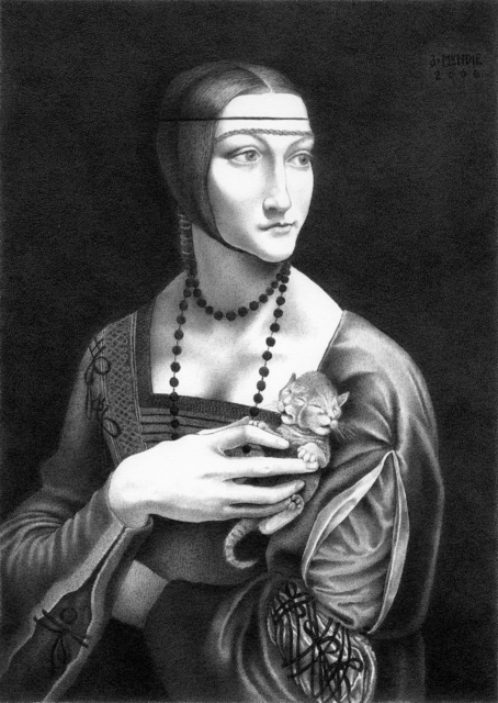 James Mundie, ‘The Lady With Two Faced Kitten’, Stanek Gallery