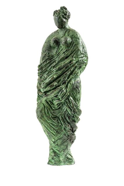 Salvatore Fiume, ‘Figura femminile’, Sculpture, Bronze sculpture with green patina, ArtRite