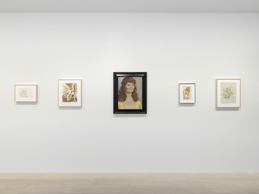Installation view. Artwork © John Currin. Photo: Annik Wetter. Courtesy Gagosian. Installation view. Artwork © John Currin. Photo: Annik Wetter. Courtesy Gagosian.