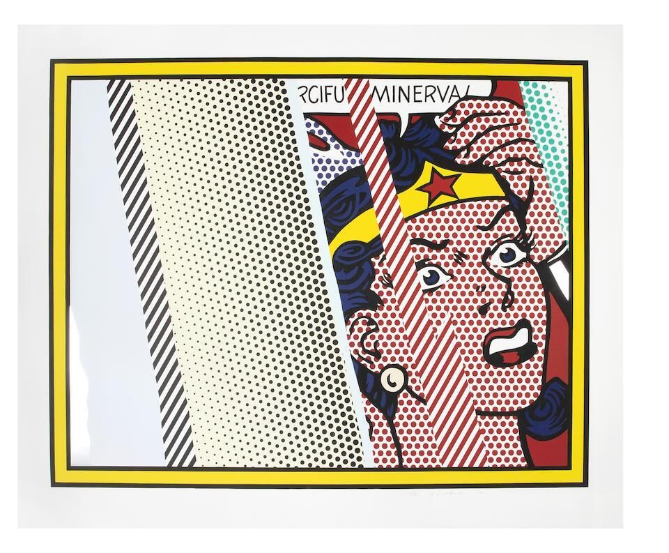 Roy Lichtenstein - Reflections on Minerva, from Reflections Series (Corlett 244)