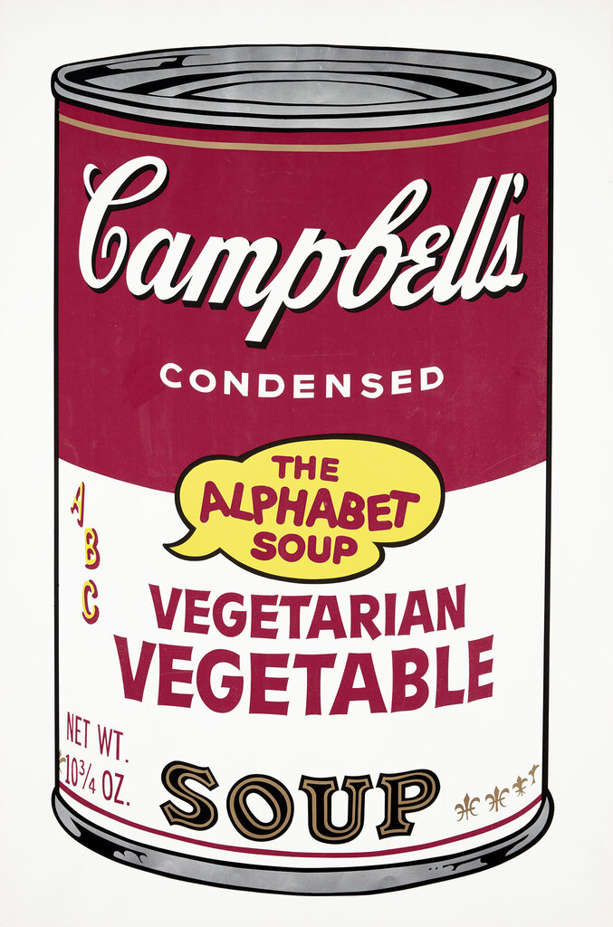 Andy Warhol - Vegetarian Vegetable, from Campbell's Soup II (F. & S. 56)