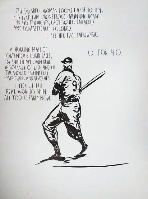Raymond Pettibon, ‘Untitled (The Dreadful Woman)’, 1989, Print, Silkscreen, Robert Berman Gallery