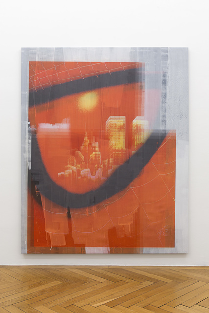 Ned Vena, ‘Manhattan Skyline with Twin Towers Reflected in the Eye of Spiderman (5)’, 2017, Société