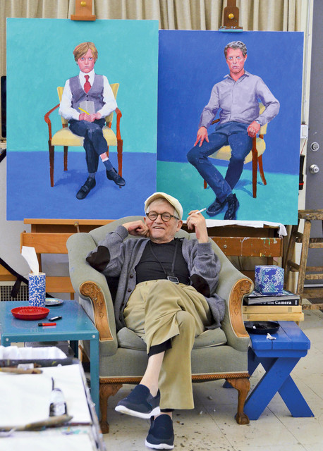 David Hockney, ‘David Hockney in his Studio, Los Angeles March 1st 2016’, Guggenheim Museum Bilbao