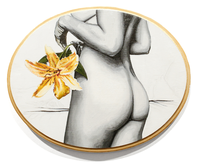 Lauren Rinaldi, ‘Toxic Femininity’, 2018, Painting, Oil on wooden plaque, Paradigm Gallery + Studio