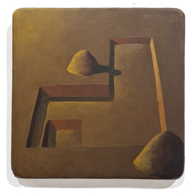 Ángel Padrón, ‘Excavación’, 2000, Painting, Oil on canvas adhered to wood, Galería Artizar