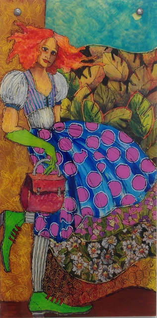 Jean Jacques Hudon, ‘Les Souliers Vert’, 2018, Painting, Acrylic on Plexi, Galleria Dante