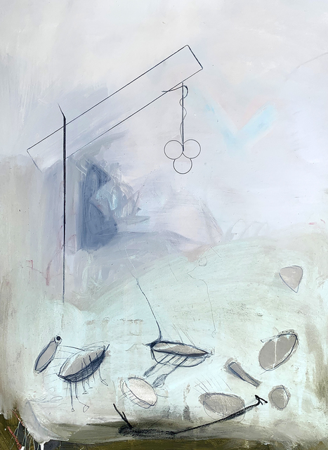 Dorothy Fitzgerald, ‘Whoa’, 2017, Painting, Mixed media on paper, Resource Art