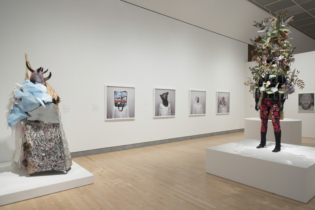 Installation view of "Disguise: Masks and Global African Art" at Brooklyn Museum, New York (2016) Photo credit: Jonathan Dorado Installation view of "Disguise: Masks and Global African Art" at Brooklyn Museum, New York (2016) Photo credit: Jonathan Dorado