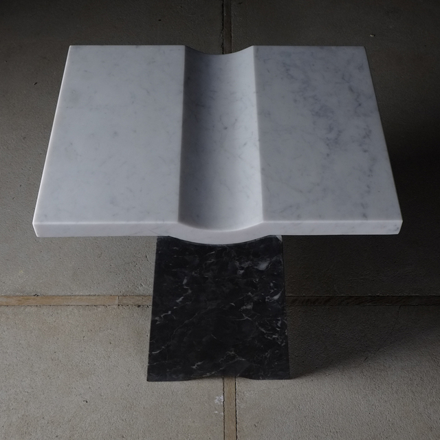 Nina Cho, ‘Coulee Side Table’, 2016, Design/Decorative Art, Hand-Carved Marble, Manfredi Style
