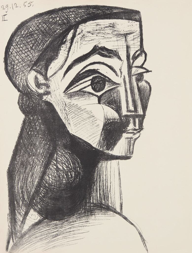 Pablo Picasso - Portrait de femme II (Portrait of a Woman II) (Jacqueline Roque)