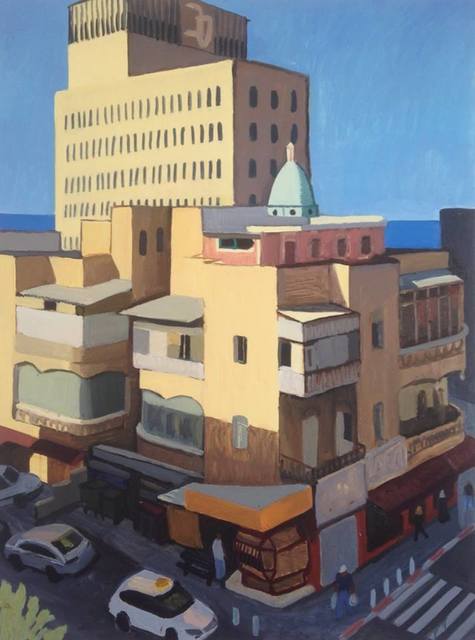 Anna Lukashevsky, ‘Neviim Street’, 2015, Painting, Oil on linen, Rosenfeld Gallery