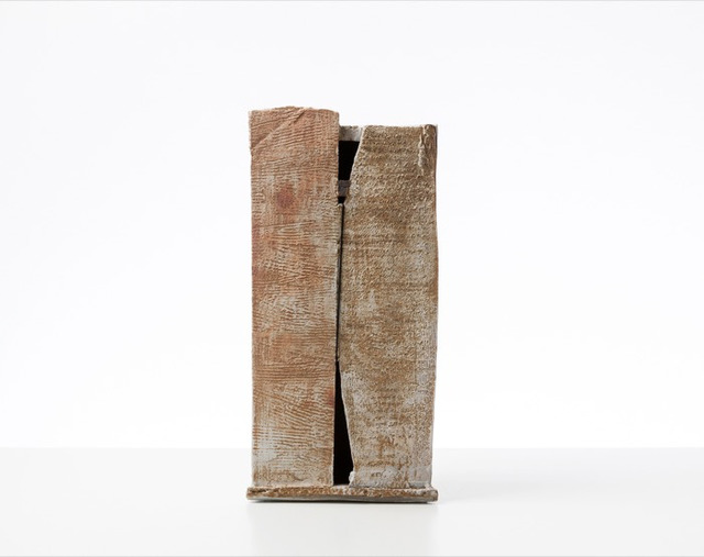 Toni Ross, ‘Stele #21’, 2016, Sculpture, Stoneware, slip, cotton thread, ARC Fine Art LLC