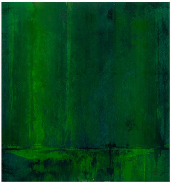 CHEN ZHENG-LONG 陳正隆, ‘Autumn's Green 秋綠’, 2018, Painting, Acrylic Painting, ESTYLE ART GALLERY 藝時代畫廊