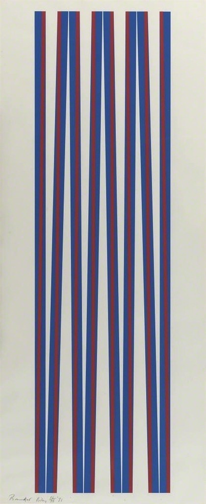 Bridget Riley - Elongated Triangles I