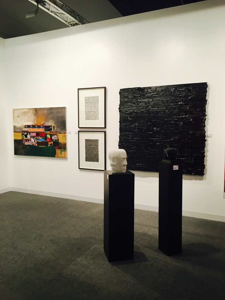 Our show art Art Abu Dhabi, where you see Connie Noyes Black painting andFatima al Mazrouie and the two drawings of Hussain Sharif, Hwand Sculpture and Jamal Abdul Rahim Toros . Our show art Art Abu Dhabi, where you see Connie Noyes Black painting andFatima al Mazrouie and the two drawings of Hussain Sharif, Hwand Sculpture and Jamal Abdul Rahim Toros .