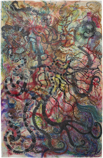 Izabella Ortiz, ‘Water Memories’, 2019, Painting, Mixed media, ink, pen, acrylic, Cavin-Morris Gallery