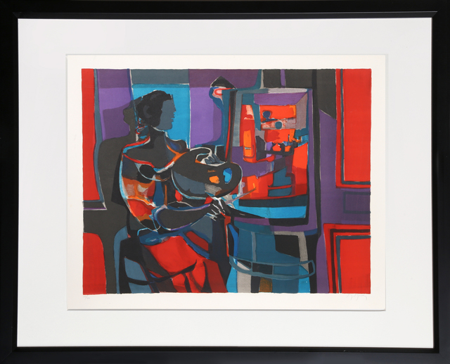 Marcel Mouly, ‘Artiste dans l'Studio’, ca. 1977, Print, Lithograph on Arches, RoGallery