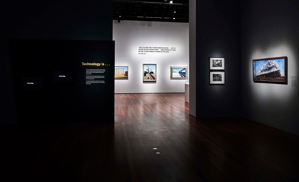 Installation view of 'Cult of the Machine' at the de Young museum Installation view of 'Cult of the Machine' at the de Young museum