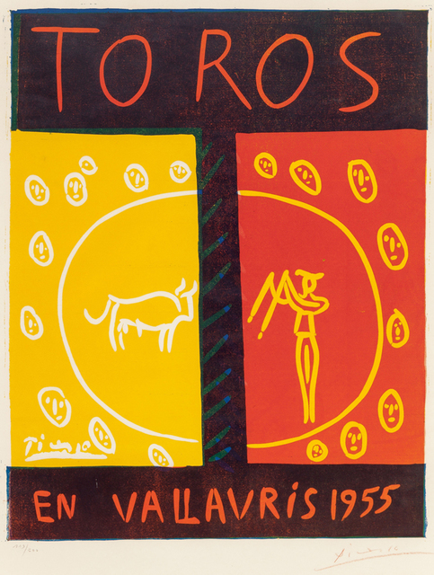 Pablo Picasso, ‘Toros en Vallauris (Bulls in Vallauris)’, 1955, Masterworks Fine Art