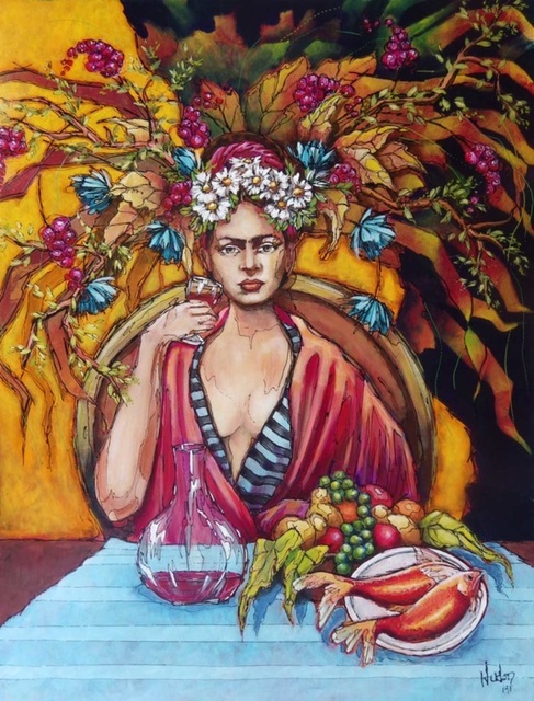Jean Jacques Hudon, ‘Waiting for Rivera’, Painting, Acrylic, Galleria Dante