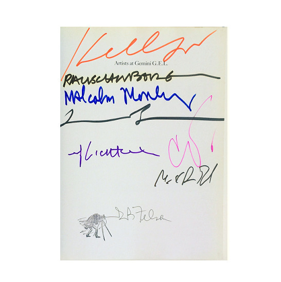 Robert Rauschenberg, ‘"25 Years Studio", 1993, SIGNED by the BIG-8 Contemporary Artists, Gemini G.E.L.’, 1993, VINCE fine arts/ephemera
