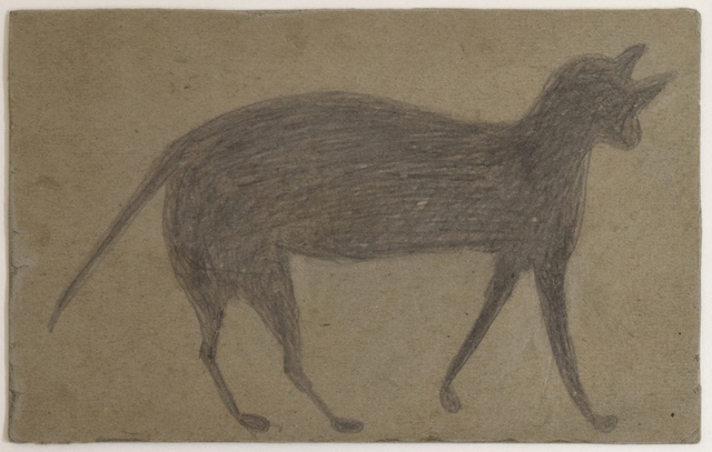 Bill Traylor, ‘Cat with Arched Back’, ca. 1939, Betty Cuningham