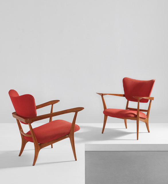 Ico Parisi, ‘Rare pair of armchairs’, circa 1947, Phillips