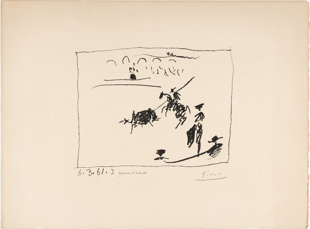 Pablo Picasso, ‘LA PIQUE (BLOCH 1014)’, 1961, Doyle